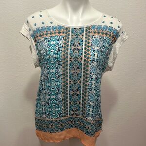 DR2 Colorful Patterned Shirt Sz M